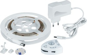 NLS-01-1120WW- 6-LED-1PIRMLD (61649), Набор светодиодной ленты, теплый белый, 1.2м, с датчиком движения и блоком питания
