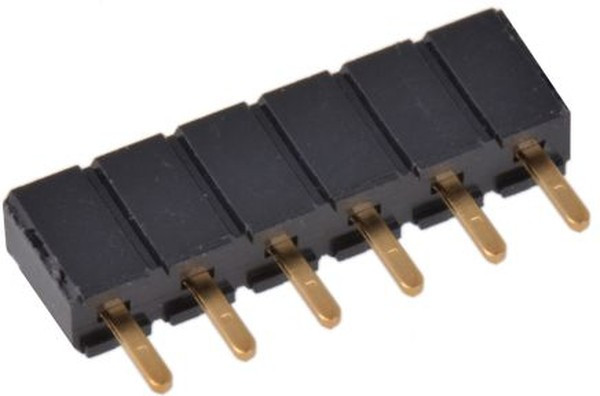 SLW-106-01-G-S, Headers &amp; Wire Housings .100" Tiger Buy Low Profile Socket Strip