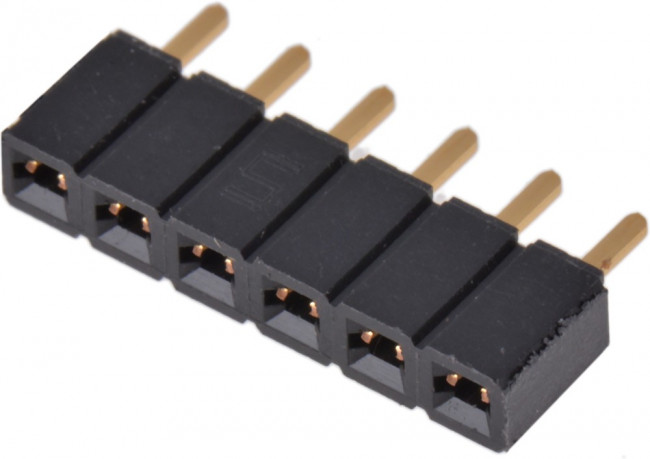 SLW-106-01-G-S, Headers &amp; Wire Housings .100" Tiger Buy Low Profile Socket Strip