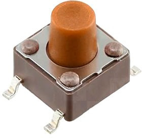 DTSM-65N-V-T/R, Tactile Switches TACTILE SWITCH 6X6 TAPE AND REEL