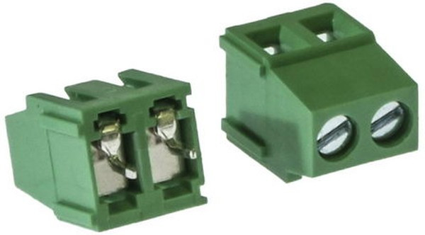 DG500-5.0-02P-14-00A(H), Клеммник винтовой 2pin 5мм