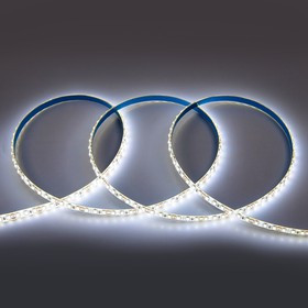 General Лента Светодиодная 5 метров 14,4Вт 12В SMD5050 10мм 300 диодов 12 Лм/чип IP65 6500К Холодный белый свет 5035 GLS-5050-60-14.4-12-IP6