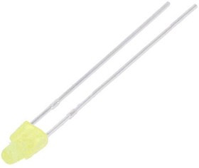 LL-204YD2L-1B, LED; 2mm; yellow; 30?70mcd; 150°; Front: flat; 1.6?2.4V