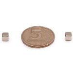 Неодимовый магнит-прямоугольник 5×5×5 мм (30 шт)