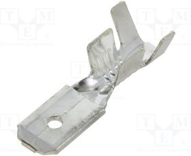 ST-035/6, Наконечник: плоский, 6,3мм, 0,8мм, "папа", 4-6мм2,