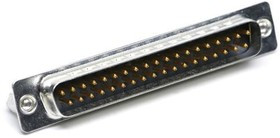 K85X-CD-37P-BR, D-Sub Standard Connectors D37 M VERT FRMD B/L