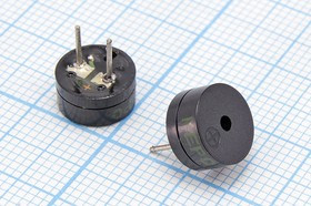 Звонок магнитоэлектрический 9x5мм, 3В, 15 Ом, частота 2.731кГц; зм 9x 5\ 3,0\15\2,731\ 2P4\KPMG09F8\