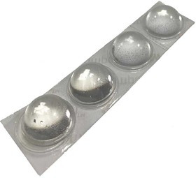 SJ5327, Ножки клейкие прозрачные 16 х 7,9мм полусфера 4 шт SJ5327, Ножки клейкие прозрачные 16 х 7,9мм полусфера 4 шт