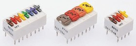 ED57672, Through Hole DIP Switch SPST