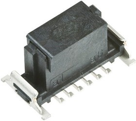 154805 / 154805-E, SMC Series Straight Surface Mount PCB Socket, 12-Contact, 2-Row, 1.27mm Pitch, Solder Termination