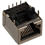 TJ16S-8P8C, Разъем RJ-45 на плату, 8P8C, тип 16, экранированный