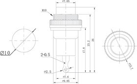36-3333, Выключатель-кнопка металл 220V 2А (2с) OFF-(ON) ø10.2 зеленая Mini (RWD-213) 36-3333, Выключатель-кнопка металл 220V 2А (2с) OFF-(ON) ø10.2 зеленая Mini (RWD-213)