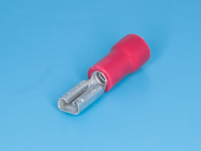 RF110-8SG (57644) (TAI3-1.25F), Клемма ножевая 3мм, розетка, изолированная, провод 0.75-1.25мм² (красная) RF110-8SG (57644) (TAI3-1.25F), Клемма ножевая 3мм, розетка, изолированная, провод 0.75-1.25мм² (красная)