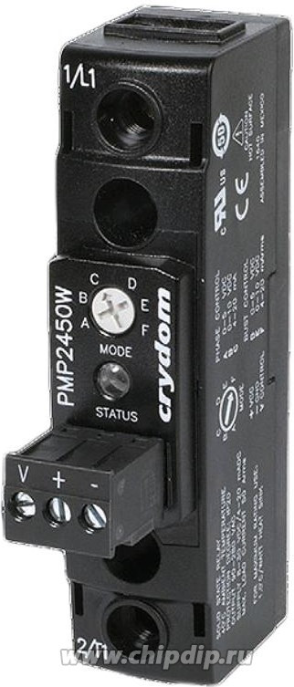 PMP4850W, Solid State Relays - Industrial Mount 50A 345-530VAC Elevator Screw PMP4850W, Solid State Relays - Industrial Mount 50A 345-530VAC Elevator Screw