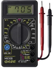 Мультиметр цифровой M830B ФАZА 5000377