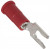 MH18-6FLK, Terminals Locking Fork -RED 22-18 AWG Size 6