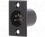 FC6176, Гнездо, XLR, "папа", PIN: 5, на панель,винтами, пайка, черный