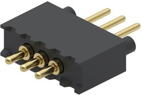 854-22-003-10-001101, Headers &amp; Wire Housings 3P 1R THRU-HOLE .350 HEIGHT CONN