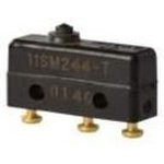 11SM244-T, Микропереключатель SNAP ACTION; без рычага; SPDT; 5A/250ВAC