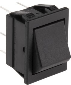 C1570ALAAA, DPDT, On-Off-On Rocker Switch Panel Mount