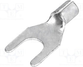 BM01226, Наконечник: вилка, M5, 1,5-2,5мм2, обжим, на провод, луженые, медь