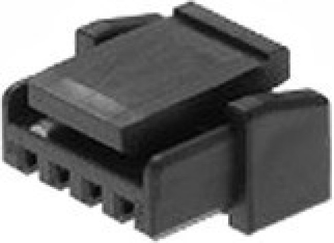 5055650201, 1.25mm Pitch, Micro-Lock Plus Receptacle Crimp Housing, Single Row, Positive Lock, 2 Circuits, Black