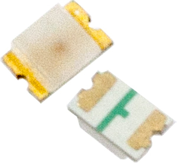 HSMG-C170, Светодиод smd 2х1,25мм/зеленый/572нм/ 4.5-15мкд/прозрачный/170°