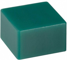 B32-1250, Клавиша, квадратная, зеленый, 9x9мм, B3F-4,B3F-5,B3W