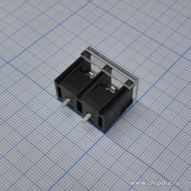 DG55C-B-02P-13-00A(H), Барьерный клеммный блок на 2 контакта. Серия DG55C-B