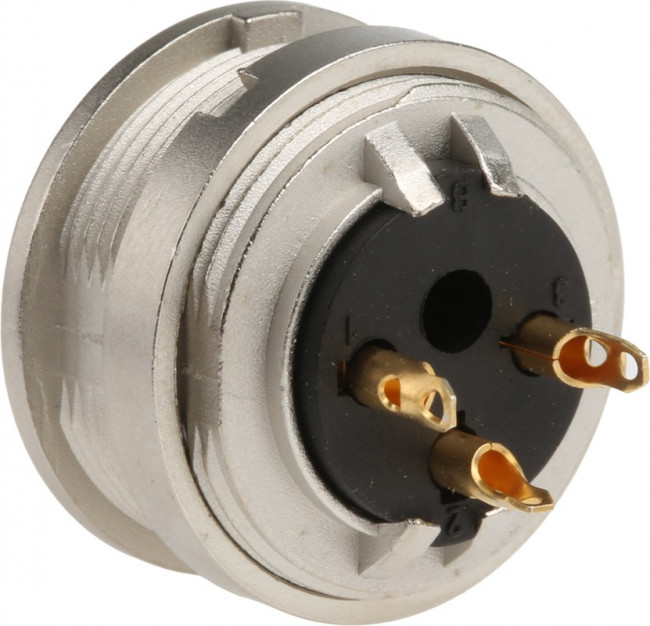 KFV 30, KFV 3 Pole M16 Din Socket, DIN EN 60529, 5A, 250 V ac IP40, Screw On, Female, Panel Mount