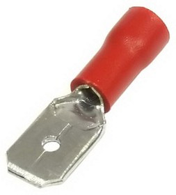 MDD1.25-250, Клемма ножевая изолированная M-типа (вилка) MDD 1.25-250 мм, красная MDD1.25-250, Клемма ножевая изолированная M-типа (вилка) MDD 1.25-250 мм, красная