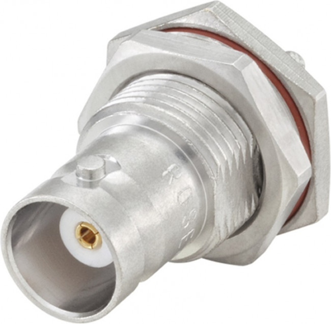 51K607-802N5, RF Connectors / Coaxial Connectors BNC Bulkhead Straight Jack