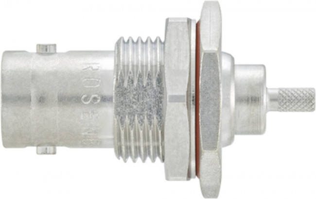 51K607-802N5, RF Connectors / Coaxial Connectors BNC Bulkhead Straight Jack
