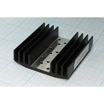 Радиатор охлаждения 100x 97x 27, F, Al, черный