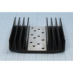 Радиатор охлаждения 100x 97x 27, F, Al, черный