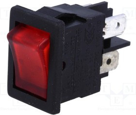 AE-H8553VBNAF, Переключатель ROCKER; DPST; Пол: 2; ON-OFF; 10A/25
