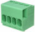 1017516, Fixed Terminal Blocks TDPT 4/ 4-SC-6,35-ZB