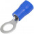 RVS2-5 blue, Наконечник кольцевой изолированный RVS2-5, 27 А, 16-14 AWG, синий, латунь луженая