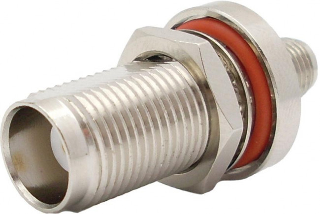 242178, РЧ/Коаксиальный адаптер, SMA, Гнездо, TNC, Гнездо, Прямой Переходник с Гайкой, 50 Ом 242178, РЧ/Коаксиальный адаптер, SMA, Гнездо, TNC, Гнездо, Прямой Переходник с Гайкой, 50 Ом