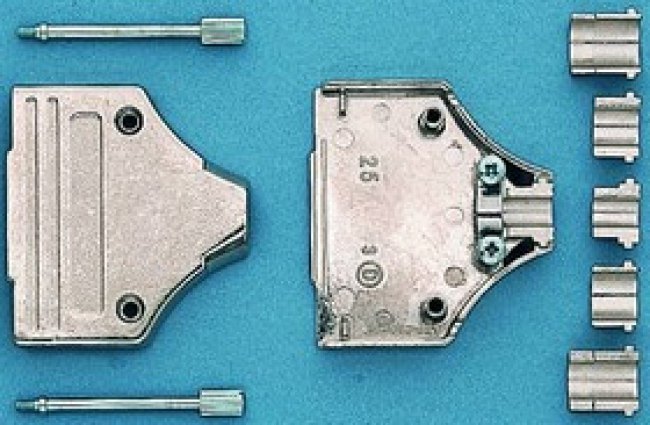 MHDM35-37-K, MHDM35 Series Zinc Angled D Sub Backshell, 37 Way, Strain Relief MHDM35-37-K, MHDM35 Series Zinc Angled D Sub Backshell, 37 Way, Strain Relief