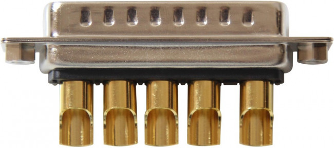 680M5W5103L411, COMBO D-SUB CONN, PLUG, DB-5W5, PANEL