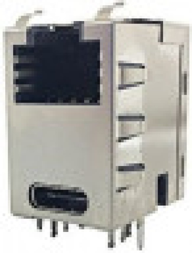 RJE4E1881401, Modular Connectors / Ethernet Connectors Cat5e Over USB C With Shield with LED RJE4E1881401, Modular Connectors / Ethernet Connectors Cat5e Over USB C With Shield with LED