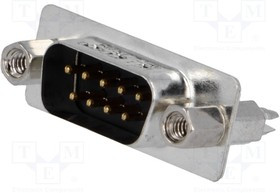 L717SDEH09POL2RM8, D-Sub Standard Connectors 9P Sz E Std Density Pin Straight PCB L717SDEH09POL2RM8, D-Sub Standard Connectors 9P Sz E Std Density Pin Straight PCB