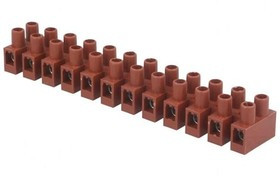 BM 94GFCS, Клеммник, зажим под винт, 6мм2, 400В, Кол-во полюс: 12, клеммы: 24