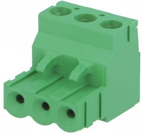 282807-3, Pluggable Terminal Blocks PLUG 3P .200 R/A