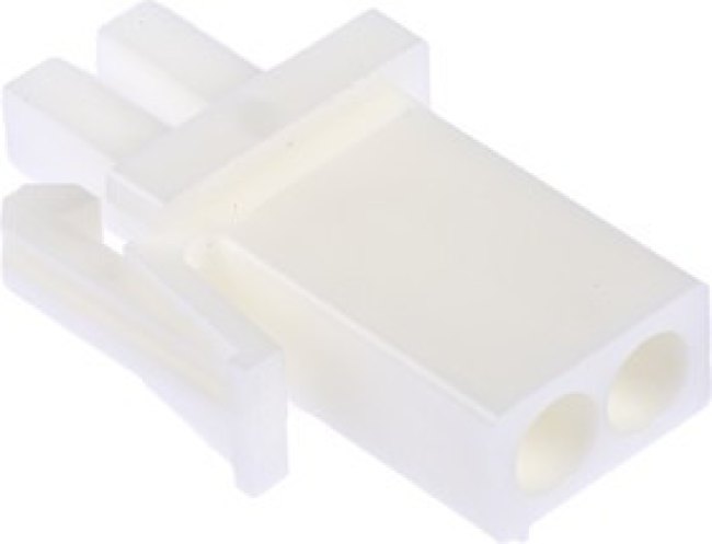794894-1, Conn Housing PL 2 POS 4.14mm Crimp ST Cable Mount White Package 794894-1, Conn Housing PL 2 POS 4.14mm Crimp ST Cable Mount White Package