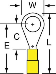 MN24-8RK, Terminals 10-8-WN-A 80610034342