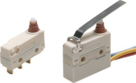 V4LSGUL, Micro Switch V4L, 5A, 1CO, 2.5N, Plunger