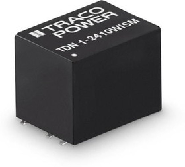 TDN 5-2419WISM, Isolated DC/DC Converters 9-36Vin 9Vout 555mA 5W Iso Reg SMT