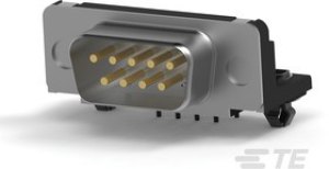 747840-4, 9 Way Right Angle Through Hole D-sub Connector Plug, 2.74mm Pitch 747840-4, 9 Way Right Angle Through Hole D-sub Connector Plug, 2.74mm Pitch